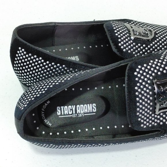 Stacy Adams Swagger Studded Dress Slip On Shoes Men\'s 10.5 main image 12